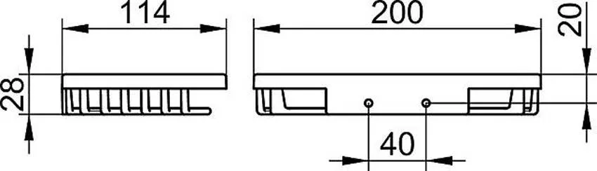 Мыльница для губки Keuco 24942010000 изображение