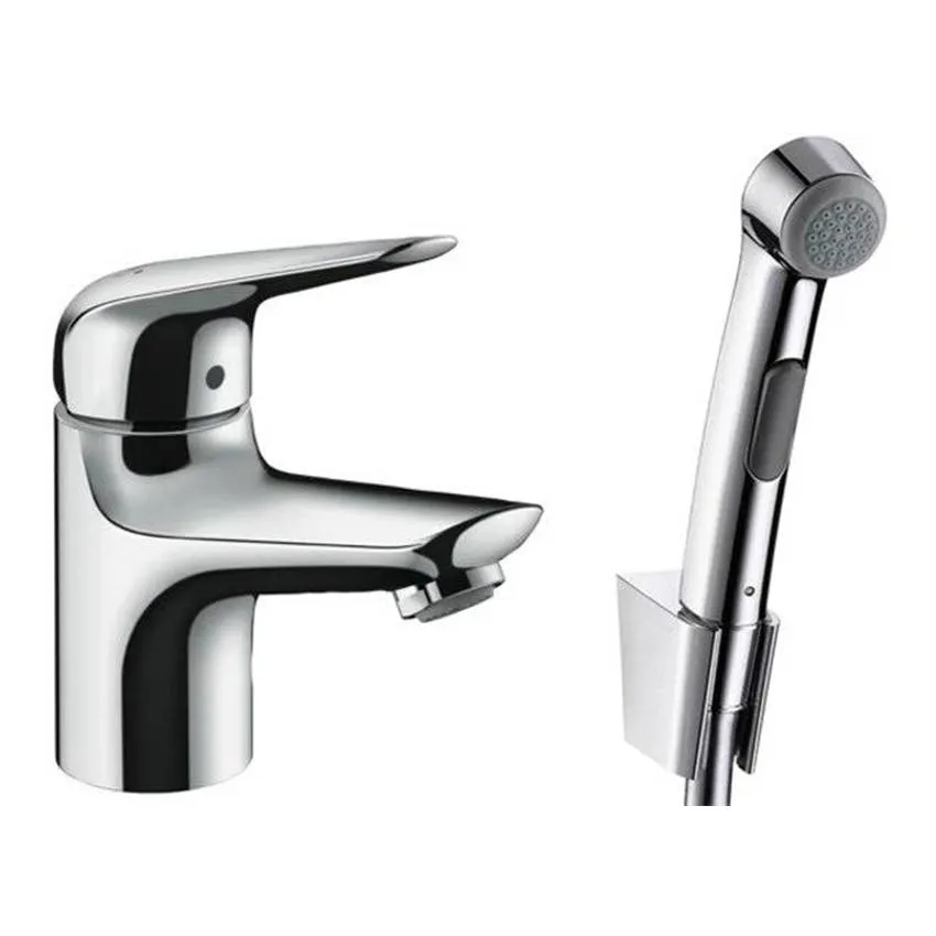 Смеситель для раковины с гигиеническим душем Hansgrohe Novus 71144000