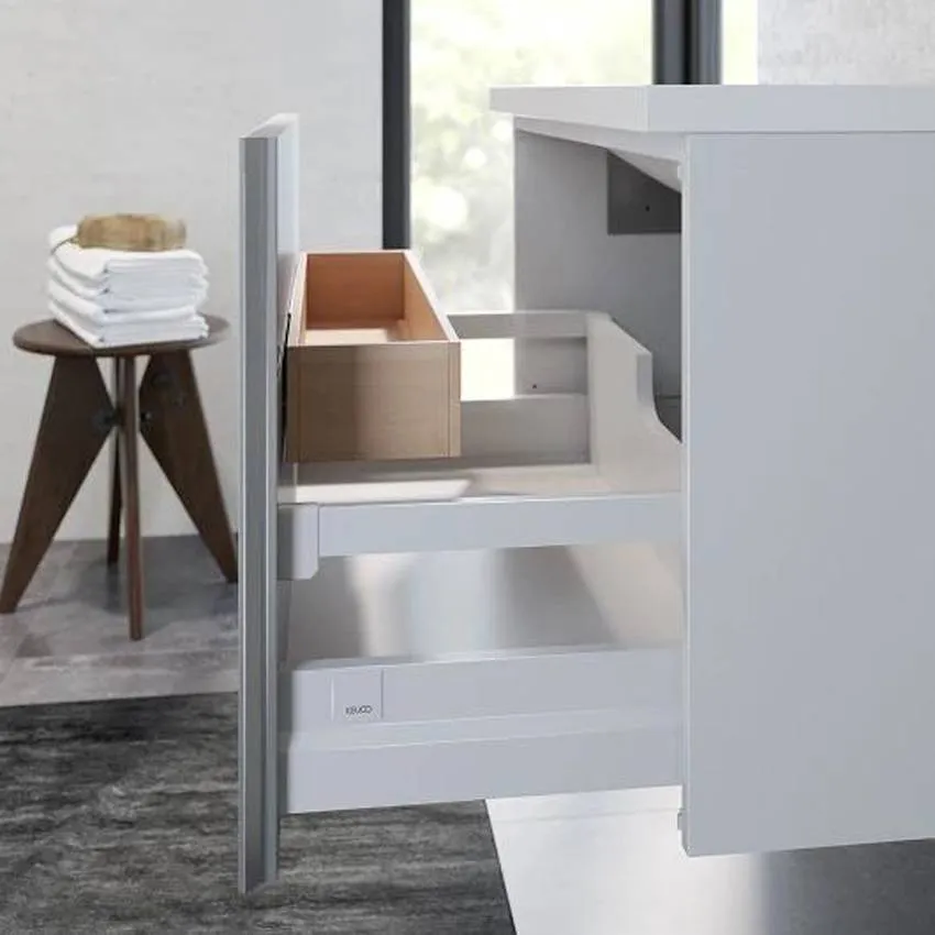 Тумба с раковиной Keuco Royal Reflex 39603210100 белая изображение