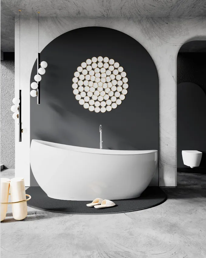 Ванна акриловая Black&White SB 225 изображение