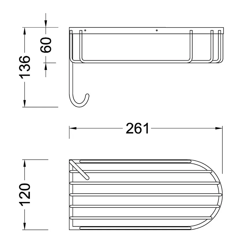 Полка Timo Nelson 160080/02 антик изображение