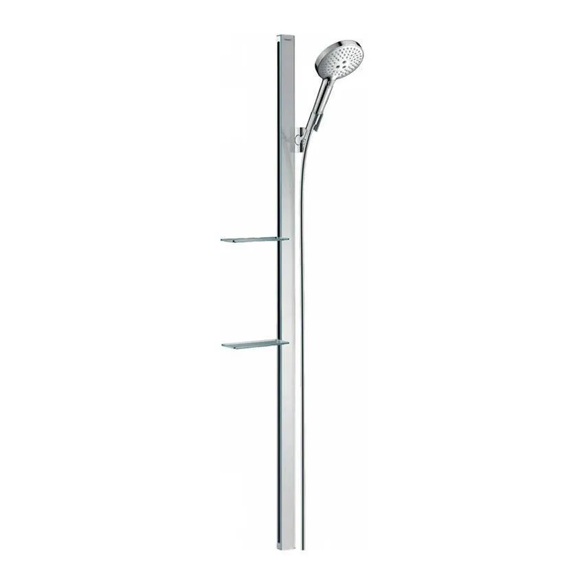 Душевой набор Hansgrohe Raindance Select S 27646000, 120 3jet со штангой 150 см и мыльницей, хром
