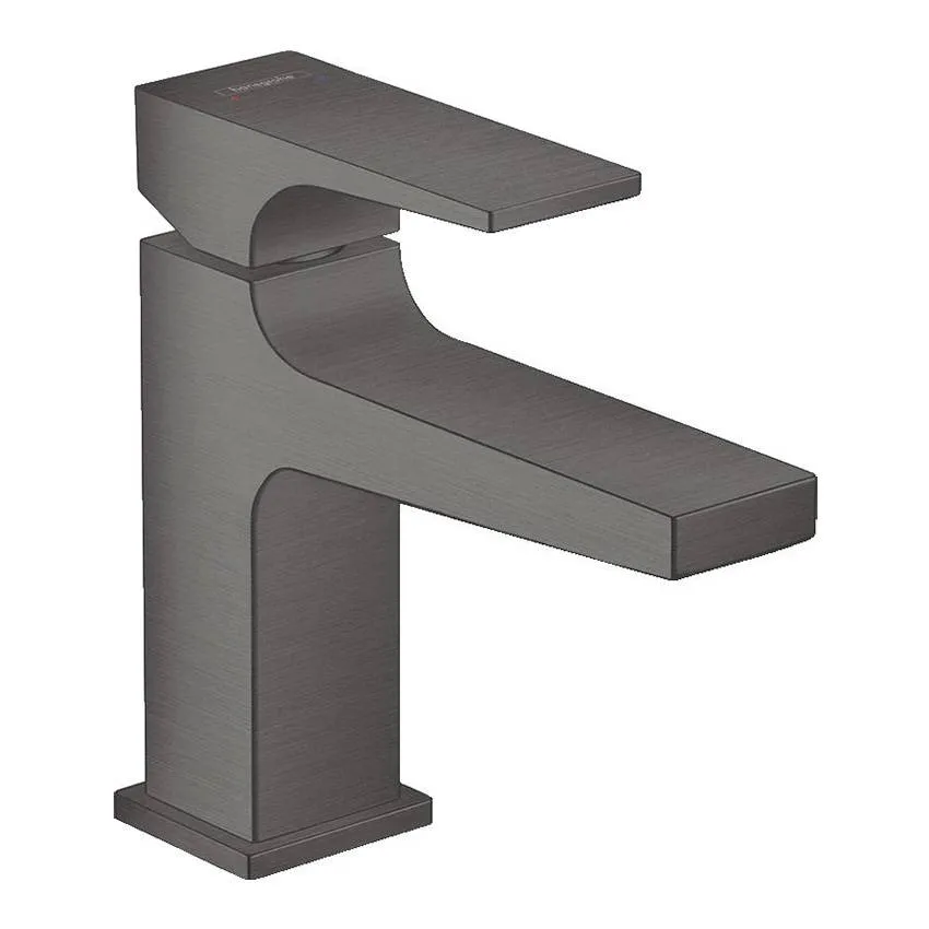Смеситель для раковины Hansgrohe Metropol 100 шлифованный, черный хром (32500340)