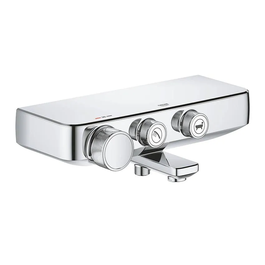 Смеситель для ванны Grohe Grohtherm SmartControl 34718000 хром