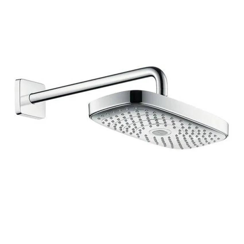Верхний душ Hansgrohe Raindance Select E 300 2jet 27385000 с держателем 390 мм, ½´ хром