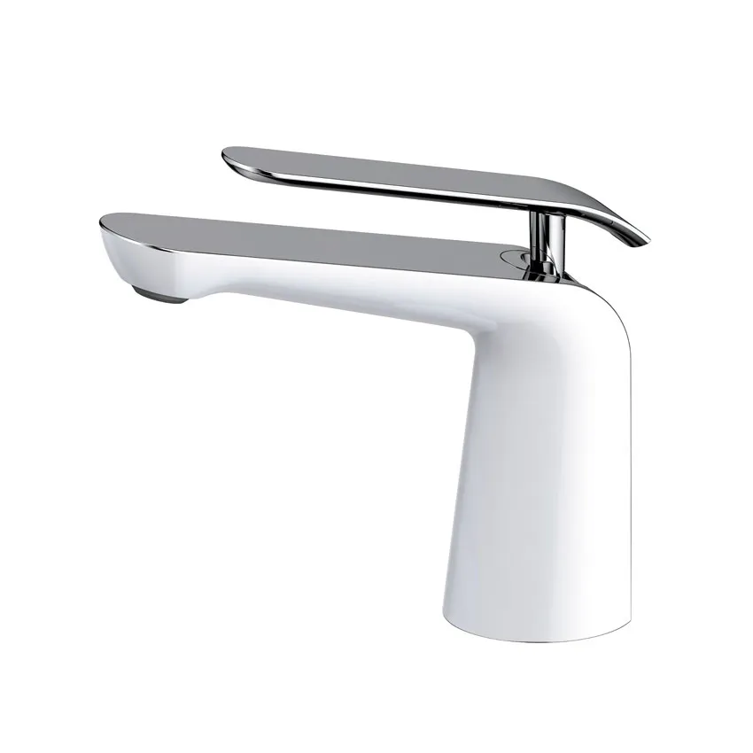 Смеситель для раковины Timo Olivia 3261/00-16F хром-белый