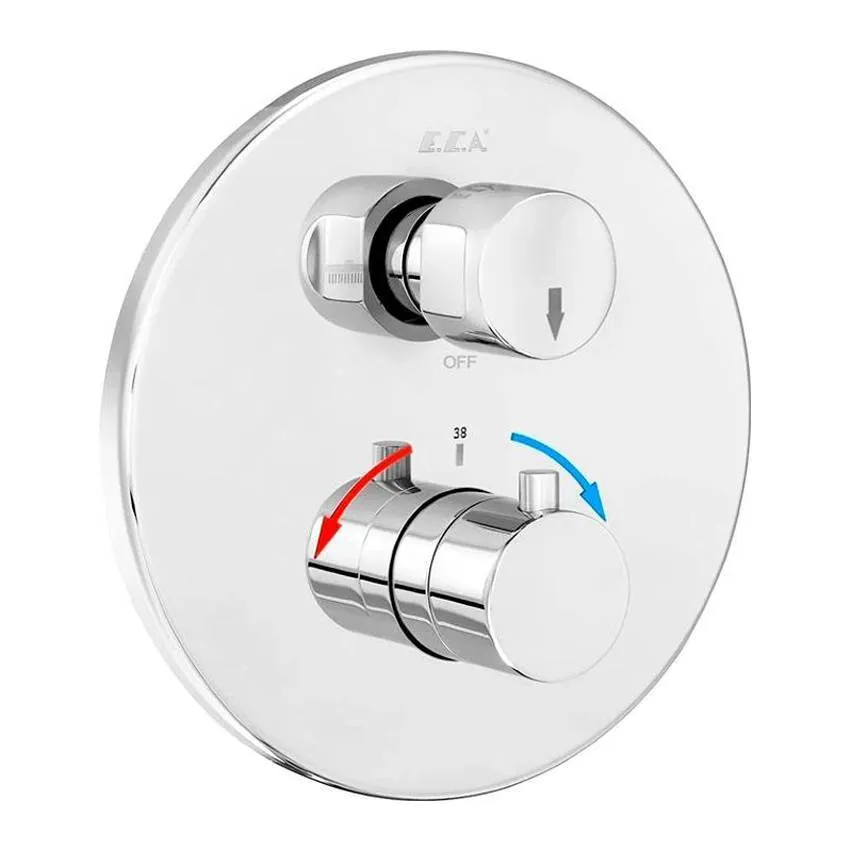 Смеситель для ванны с термостатом E.C.A. Thermostatic 102167215EX-YDE