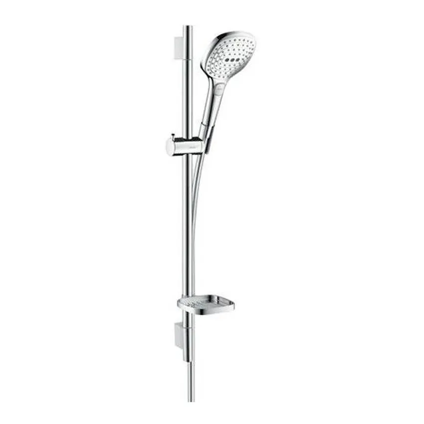 Душевой гарнитур Hansgrohe Raindance Select 120 3jet 26620000 со штангой 65 см и мыльницей, хром