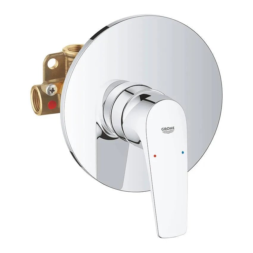 Встраиваемый смеситель Grohe BauFlow 29112000 хром с внутренней частью