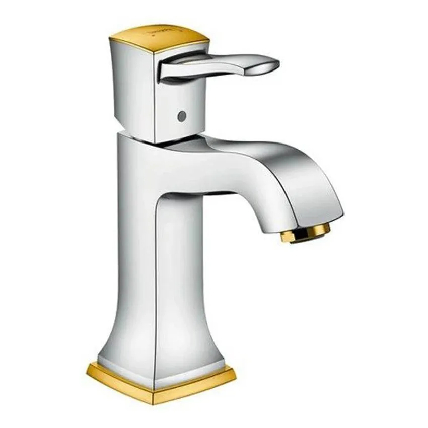 Смеситель для раковины Hansgrohe Metropol Classic хром/золото 31300090