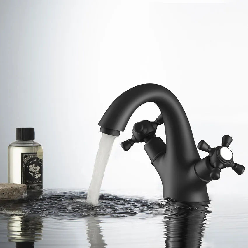 Смеситель для раковины Timo Nelson 1911/03F черный изображение