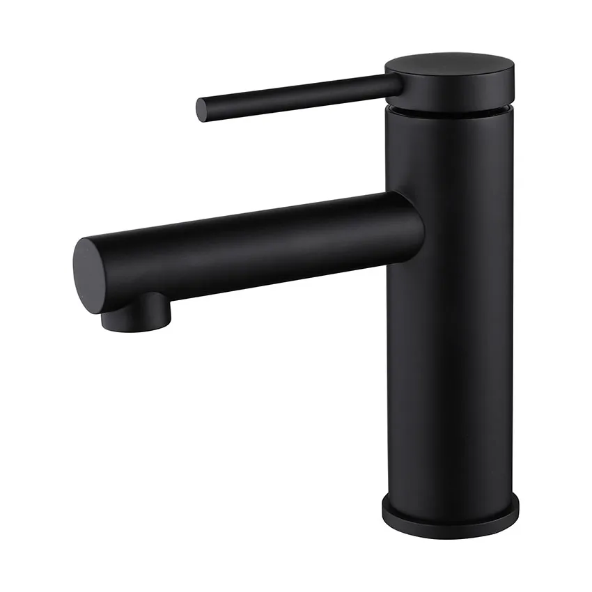 Смеситель для раковины Abber Emotion AF8810B черный матовый
