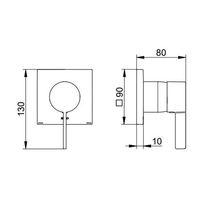 Смеситель для душа Keuco IXMO 59551019502 изображение