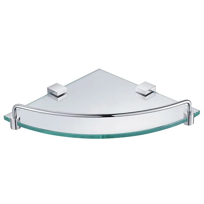 Полка в ванную стеклянная Timo Selene 10073/00 хром изображение