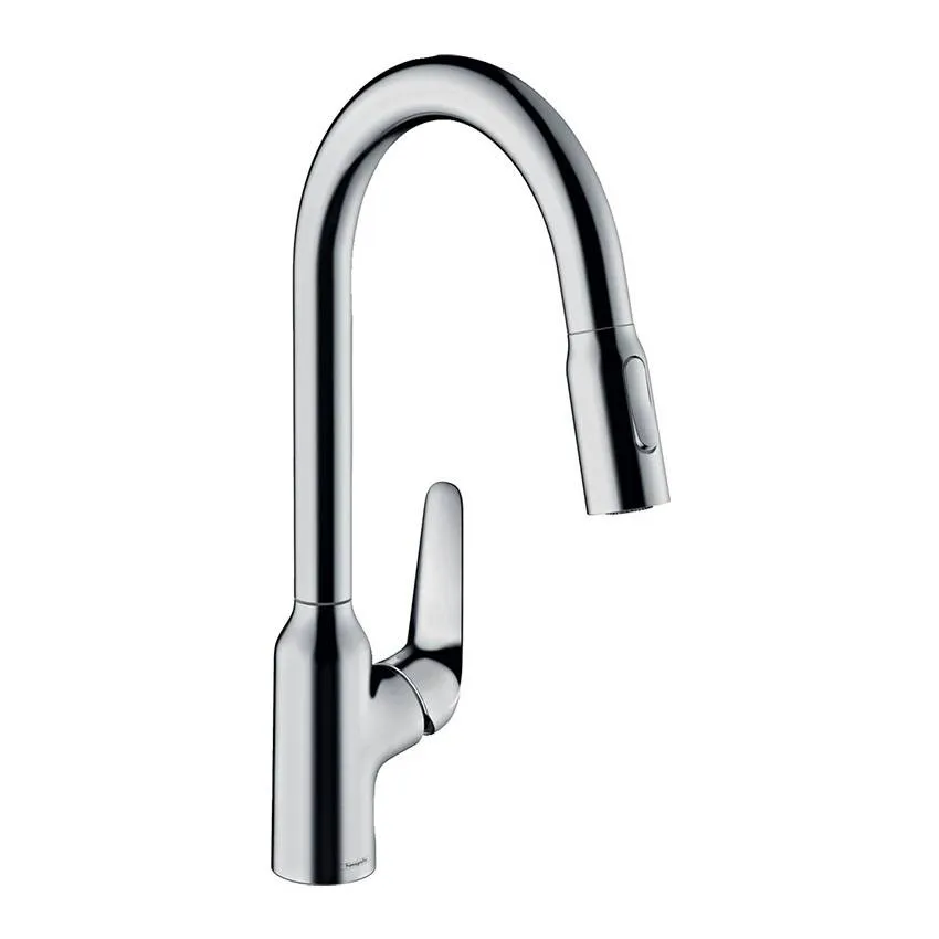 Смеситель для кухни Hansgrohe Focus M42 71800000 с вытяжным душем хром
