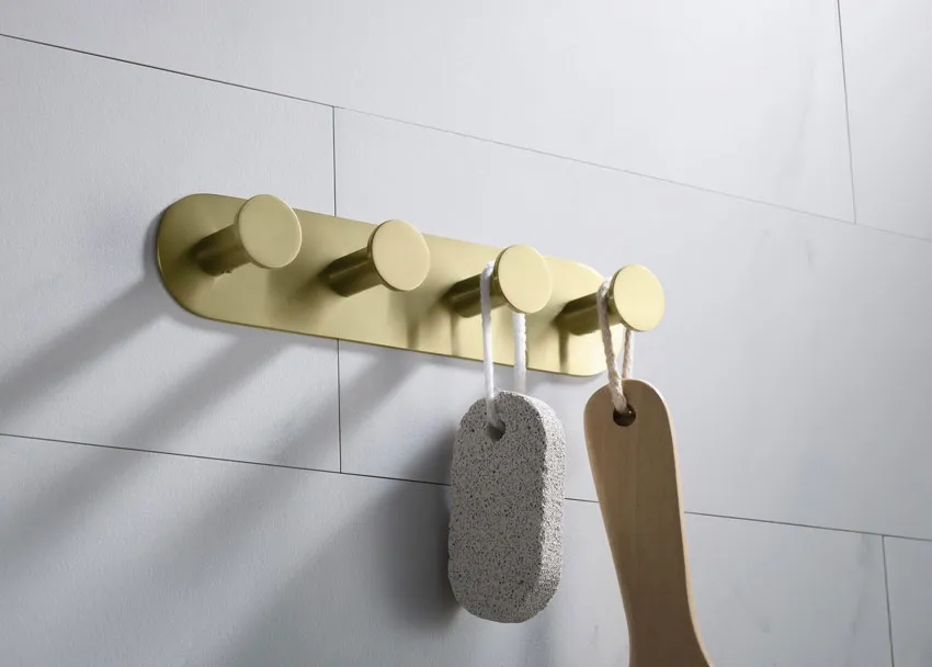 Вешалка-4 крючка Timo Saona 13015/17 золото матовое изображение