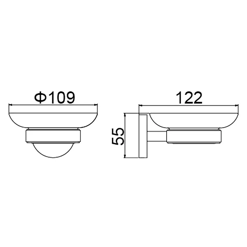 Мыльница Timo Saona 13021/17 золото матовое изображение