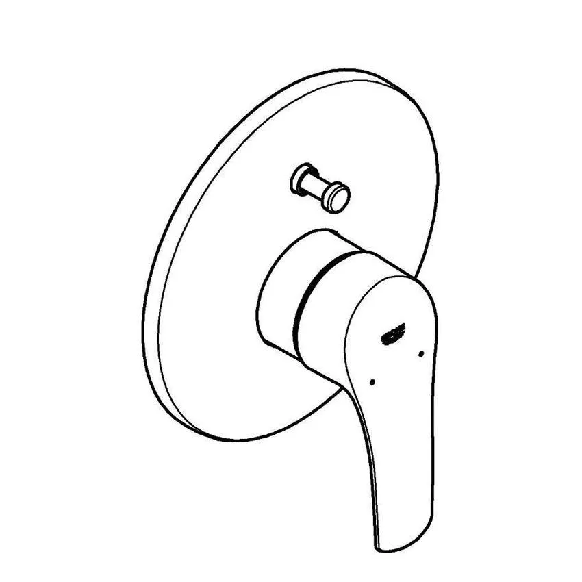 Встраиваемый смеситель Grohe Eurosmart 33305003 встраиваемый изображение