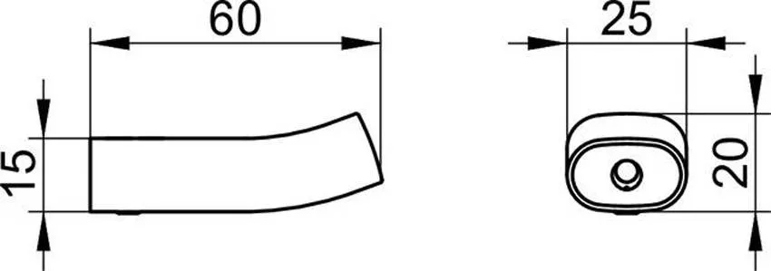 Крючок для полотенца Keuco Edition 400 11514010000 изображение