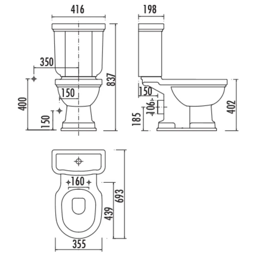 Унитаз напольный Creavit Klasik изображение