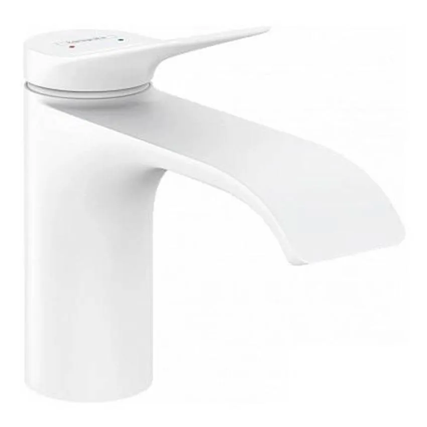 Смеситель для раковины Hansgrohe Vivenis без донного клапана 75012700 белый матовый