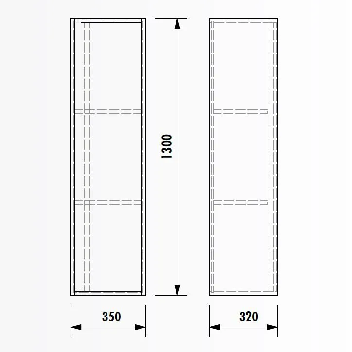 Боковой шкаф Creavit Verti изображение