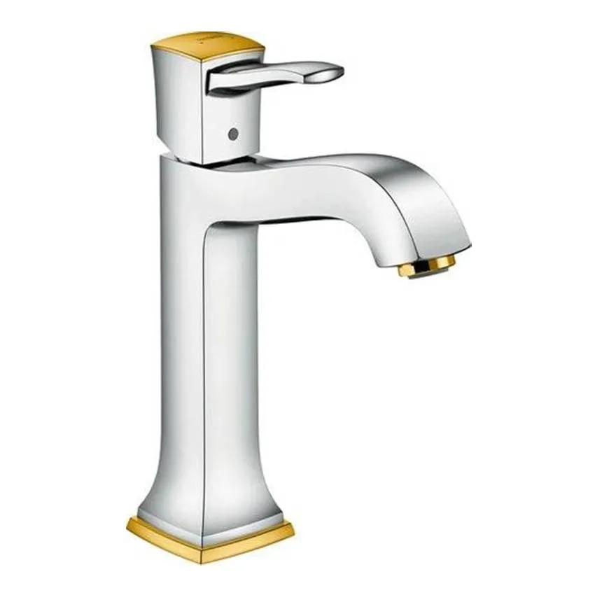 Смеситель для раковины Hansgrohe Metropol Classic хром/золото 31302090