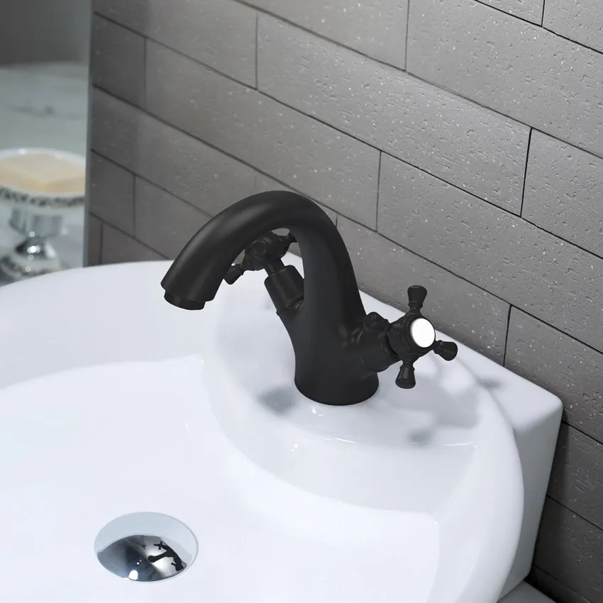 Смеситель для раковины Timo Nelson 1911/03F черный изображение