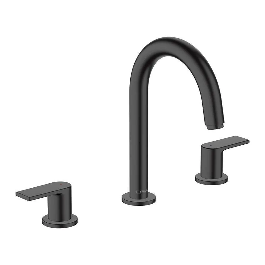 Смеситель для раковины Hansgrohe Vernis Shape 71563670, черный матовый