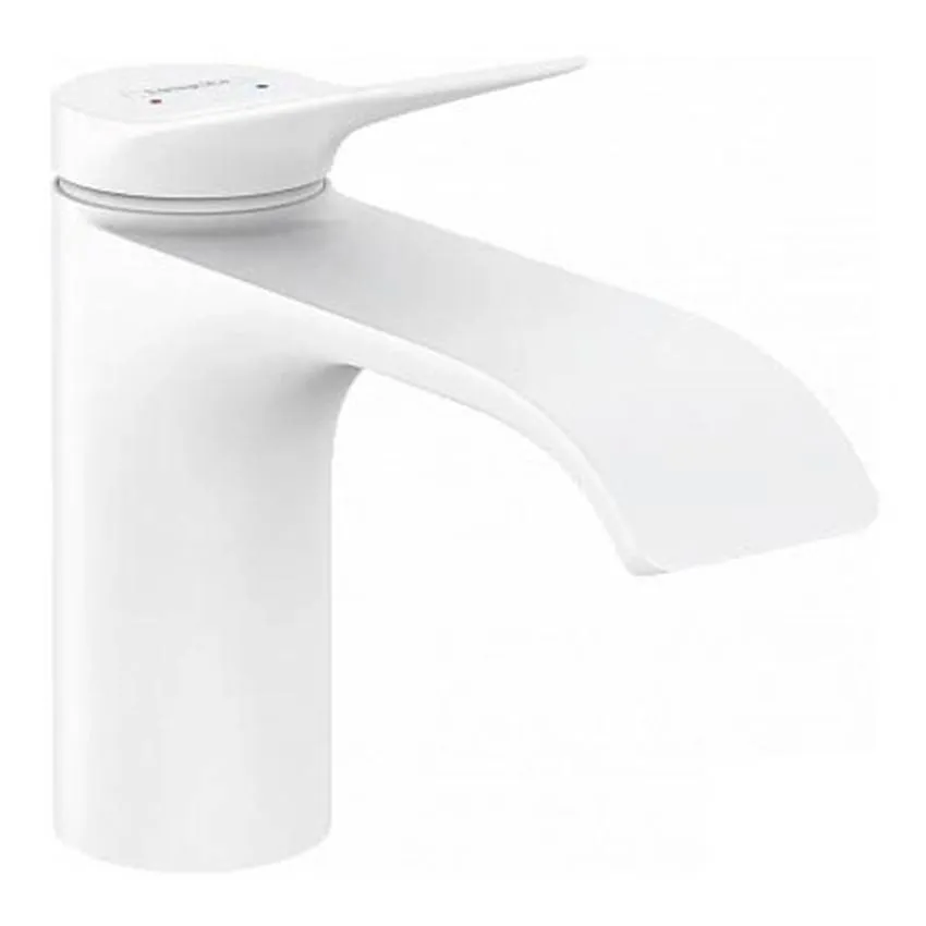 Смеситель для раковины Hansgrohe Vivenis с донным клапаном 75010700 белый матовый
