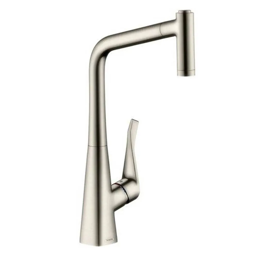 Смеситель для кухни Hansgrohe Metris сталь 14820800