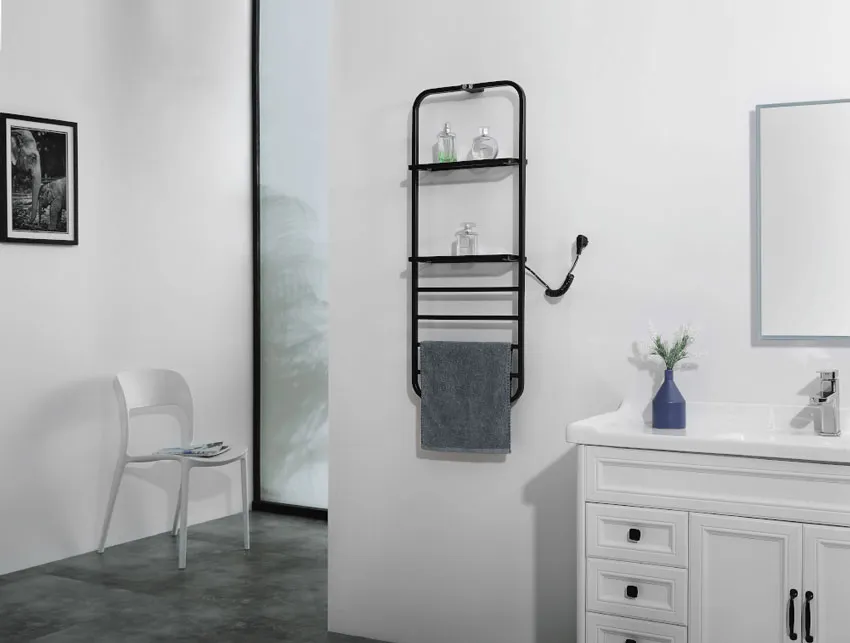 Электрический полотенцесушитель Black&White N-337B изображение