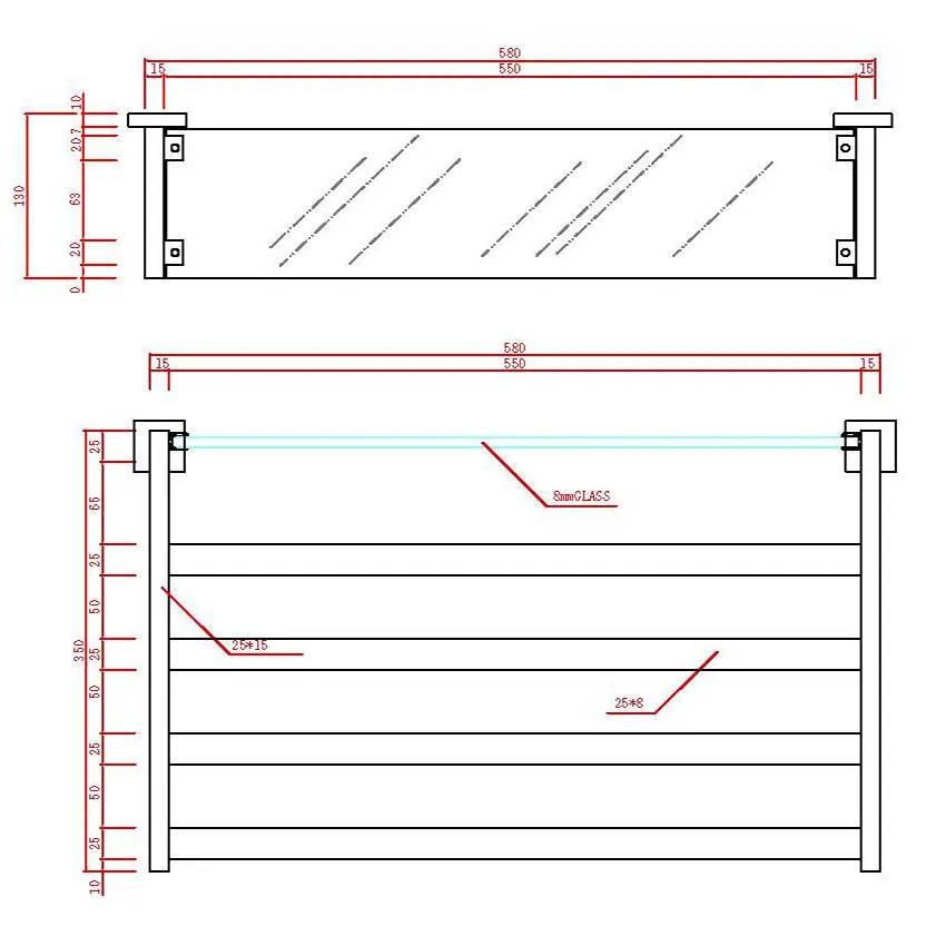 Электрический полотенцесушитель Black&White N-333W изображение