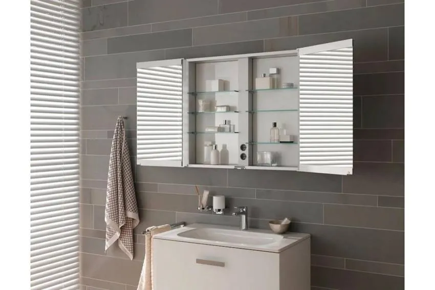 Зеркальный шкаф Keuco Royal Match 80x70 12812171301 встраиваемый изображение