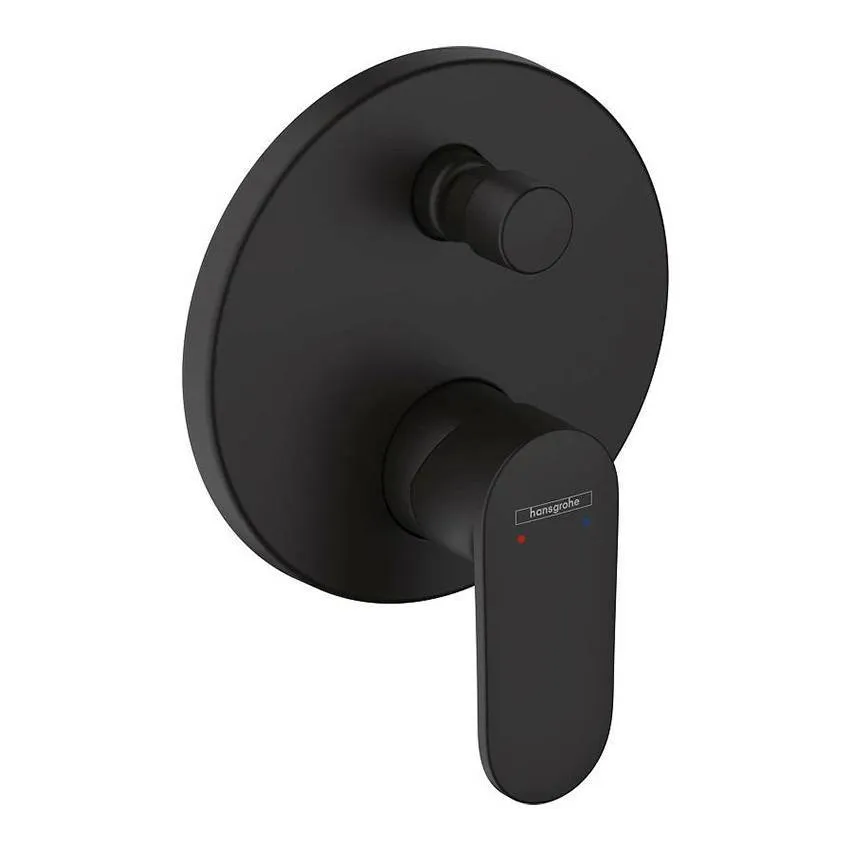 Встраиваемый смеситель Hansgrohe Vernis Blend 71466670 (внешняя часть) матовый черный