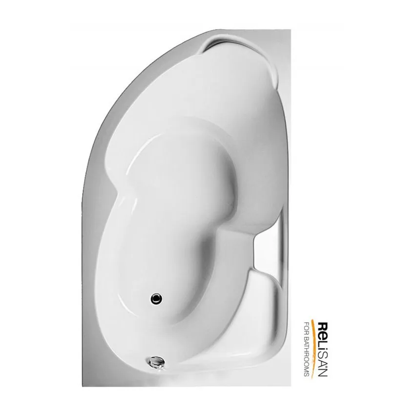 Ванна акриловая Relisan Sofi R 170x105