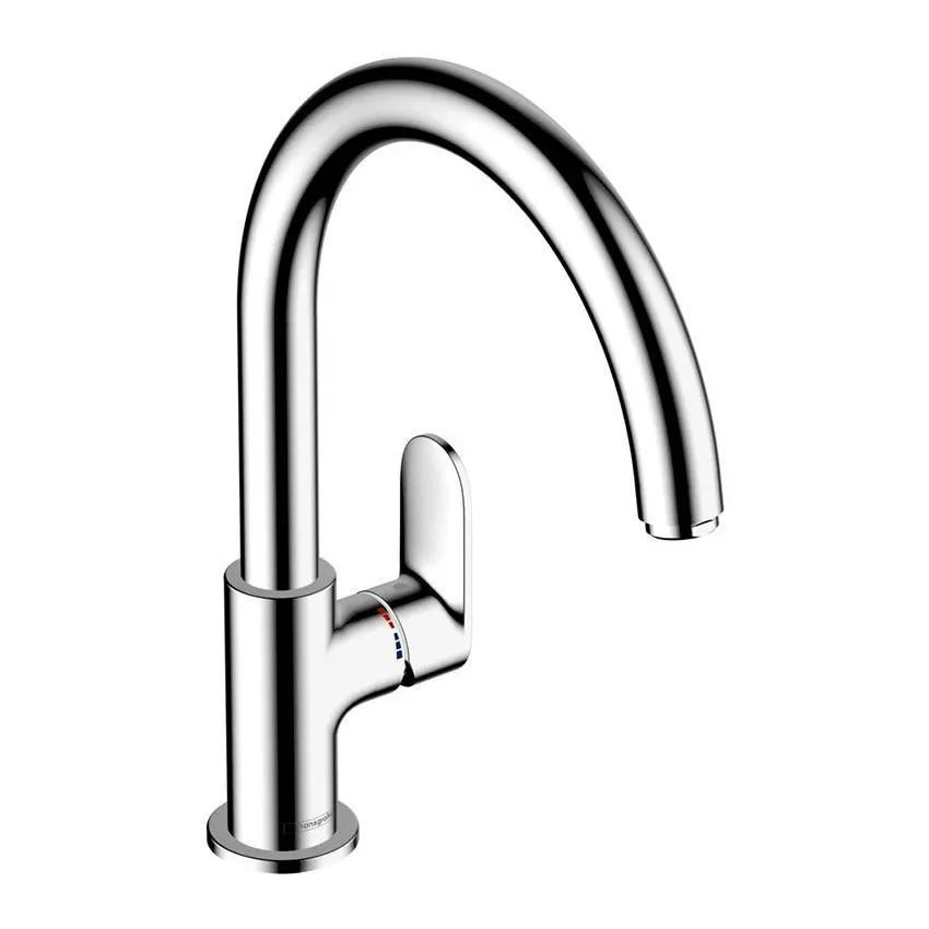 Кухонный смеситель 260 однорычажный с поворотным изливом Hansgrohe Vernis Blend M35 71870000 хром