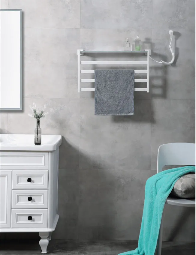 Электрический полотенцесушитель Black&White N-333W изображение