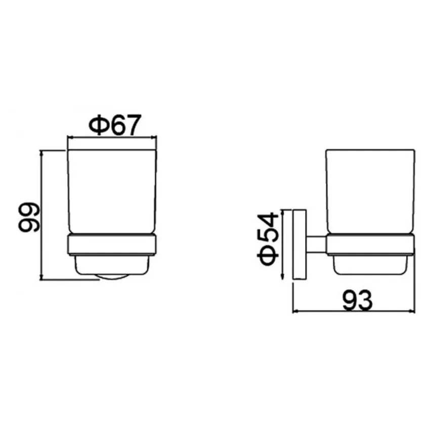 Стакан для зубных щеток Timo Saona изображение