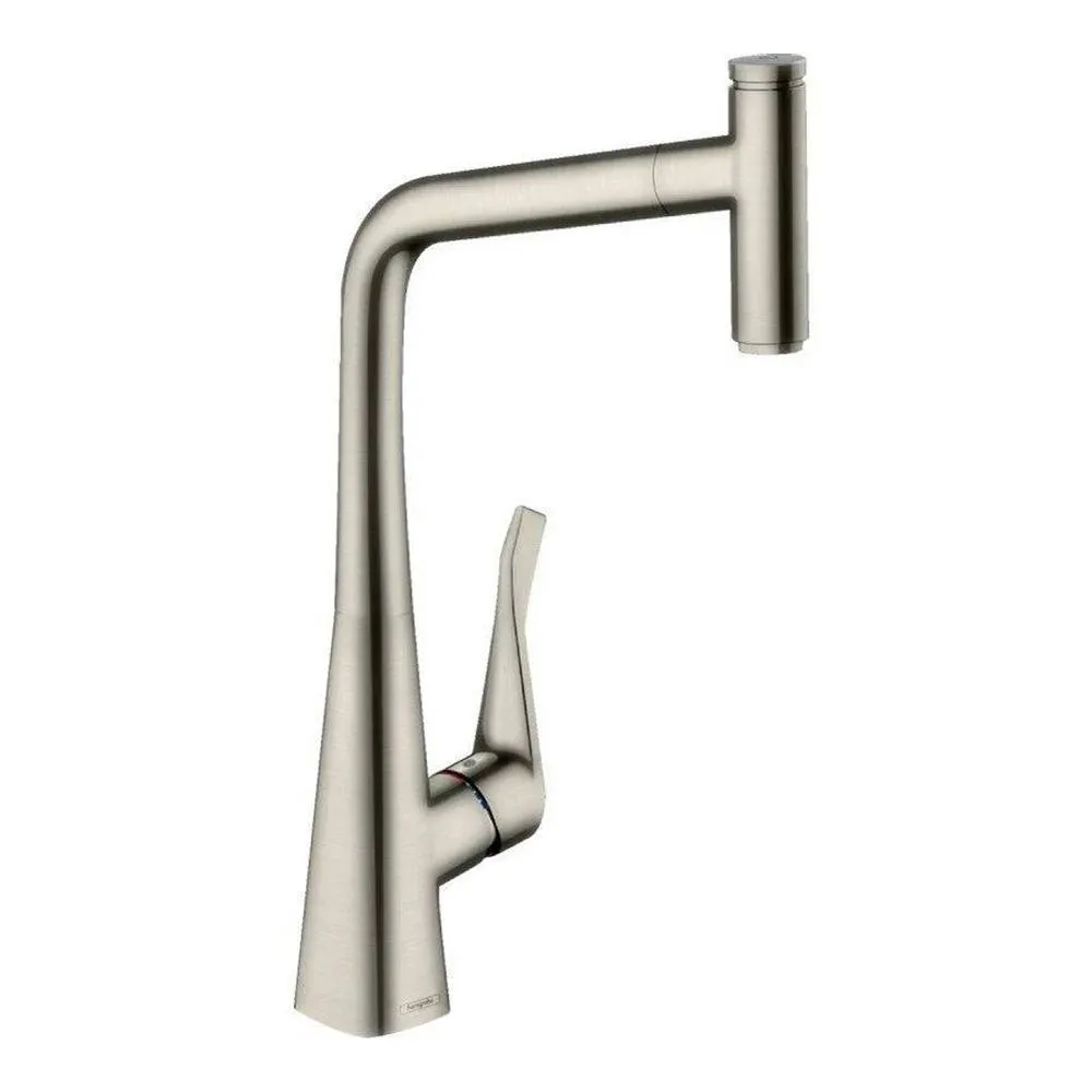 Смеситель для кухни Hansgrohe Metris Select сталь 14884800