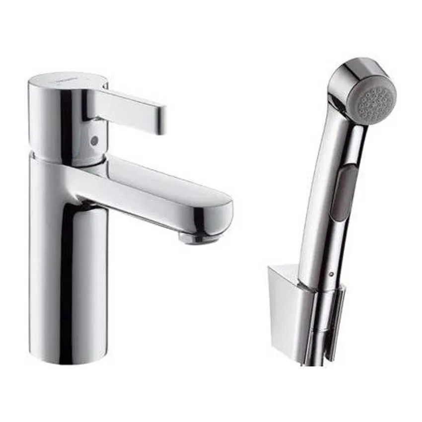 Смеситель для раковины Hansgrohe Metris S 31160000 с душем