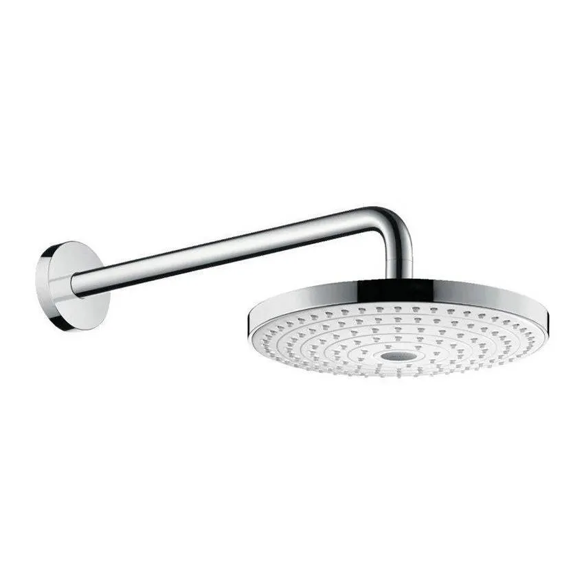 Верхний душ Hansgrohe Raindance Select S 240 2jet 26466400 с держателем 390 мм, ½’ белый/хром