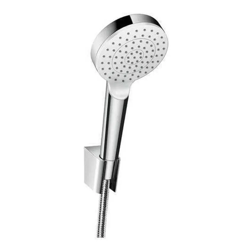 Душевой гарнитур Hansgrohe Crometta 1jet 26567400 с держателем и шлангом 160 см, белый/хром