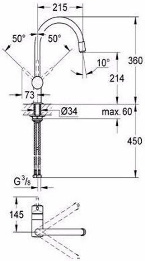 Смеситель для кухни Grohe Minta 32918DC0 изображение