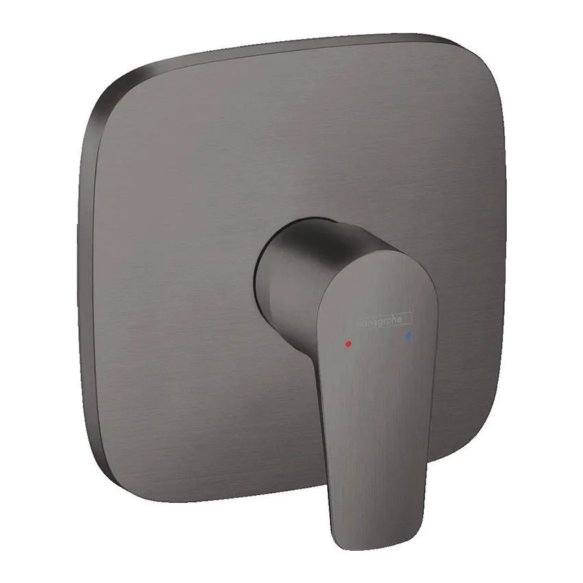 Смеситель для душа Hansgrohe Talis E (внешняя часть) шлифованный, черный хром (71765340)