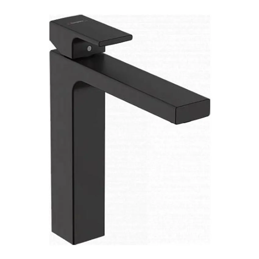 Смеситель для раковины Hansgrohe Vernis Shape 71562670 матовый чёрный