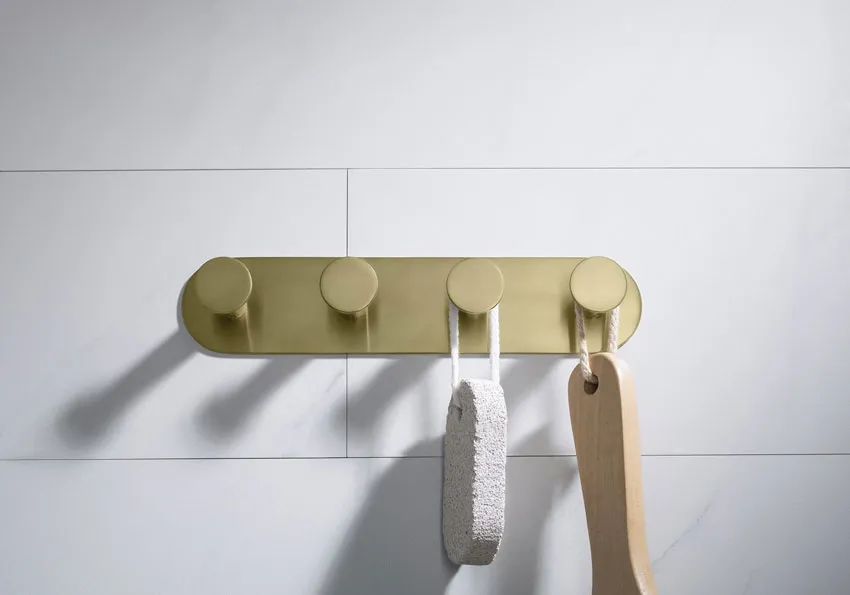 Вешалка-4 крючка Timo Saona 13015/17 золото матовое изображение