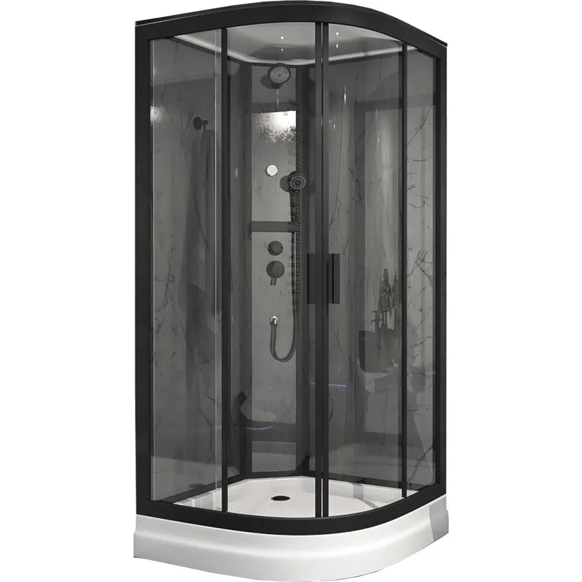 Душевая кабина Timo Premium ILMA Black 909