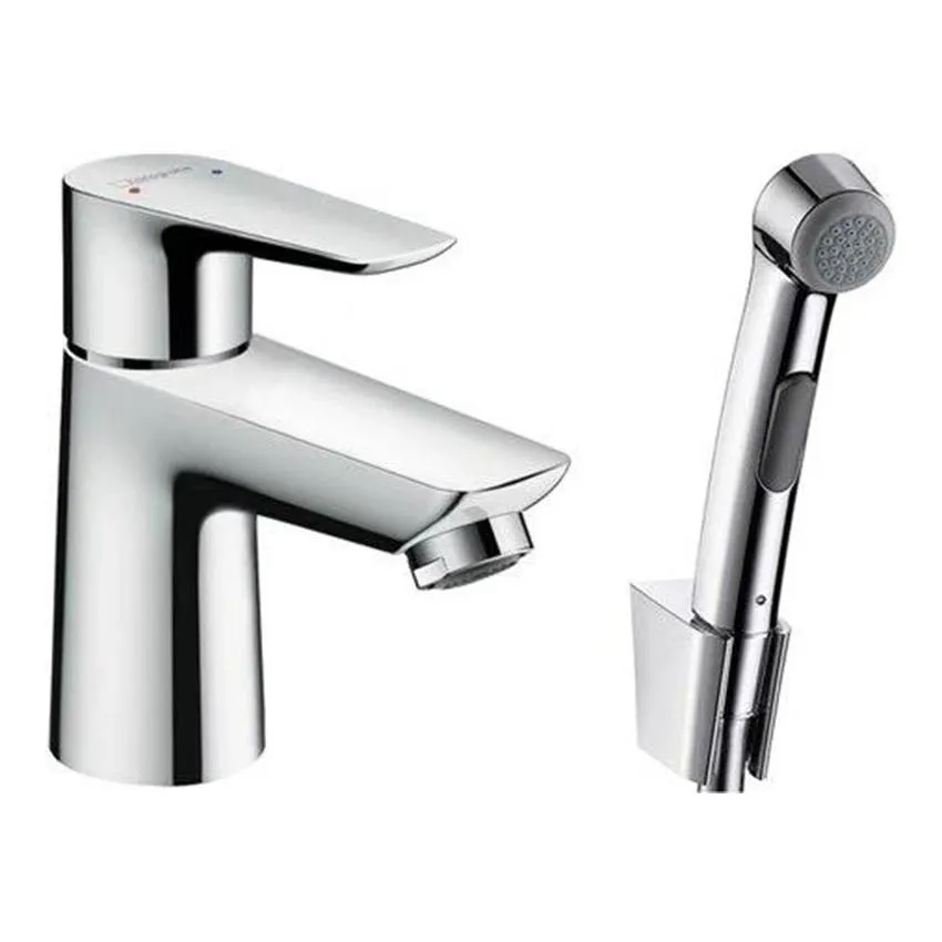 Смеситель для раковины Hansgrohe Talis E 71729000 с гигиеническим душем