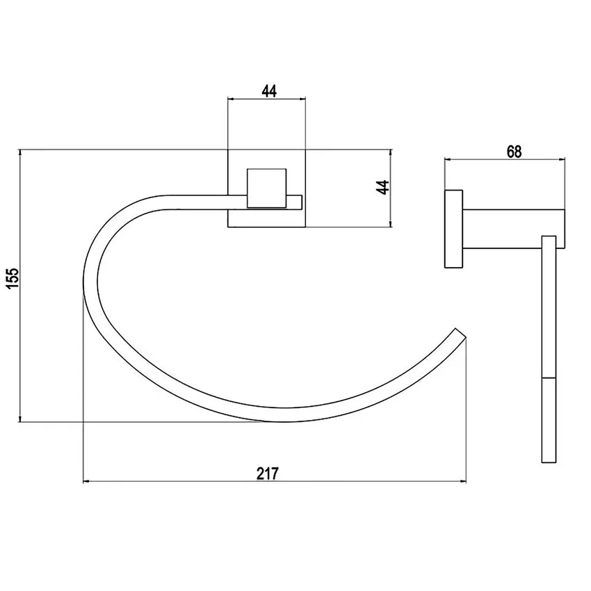 Полотенцедержатель Timo Selene 10050/00 хром изображение